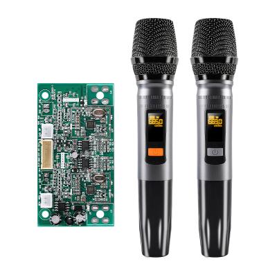 China Handheld microphone new frequency microphone adjustable half PCB panel wireless microphone for sale