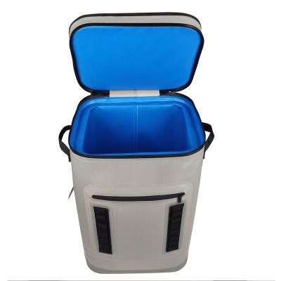 China Waterproof High Quality Universal Lunch Cooler Box 28L 45 Can Backpack Large Capacity Insulated Soft Cooler for sale