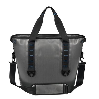 China Wholesale Custom Waterproof Fashionable Portable Lunch Walker Carry Tote Bag Outside 30L 50 Can Insulated Soft Cooler for sale