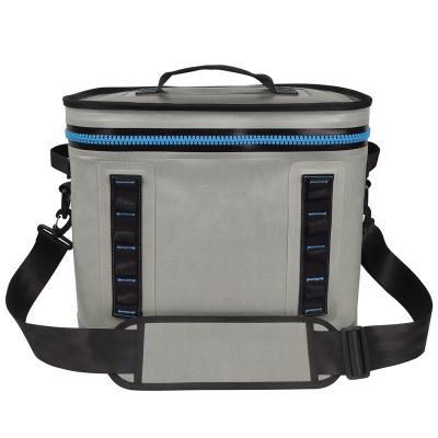 China Custom High Quality Thermal Insulation Waterproof And Durable 20L 30 Can Lunch Bag Sided Waterproof Soft Cooler Cooler for sale