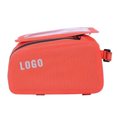 China Waterproof Reflective Less Touch Screen Bicycle Bag Frame Front Top Tube Cycling Frame Rainproof Bag for sale