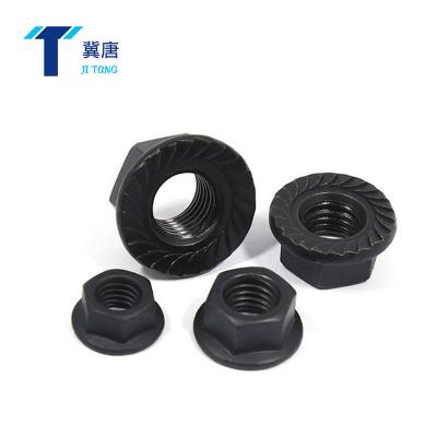 China High Quality Heavy Industry Factory Direct Sales Fasteners Carbon Steel Hex Flange Nuts DIN6923 Accept Custom for sale