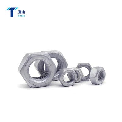 China High Quality M5-M24 Heavy Industry Heavy Industry Stainless Steel Hex Nuts Hexagon Nuts DIN934 Head Fastener Hex Nuts for sale