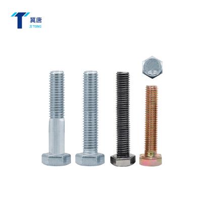 China Industry& Factory Price Durable Carbon Steel Construction Hex Bolts M10 M12 M16 Fastener Grade 8.8 Galvanized Hex Bolts for sale