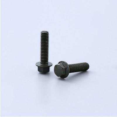 China Custom Metric Industry Factory Flange Serrated Bolt And Nuts M6 M10 Stainless Steel Hex Flange Bolt for sale