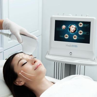 China Skin tightening radio frequency skin to tighten face lift machine eye bag removal microcurrent machine for sale