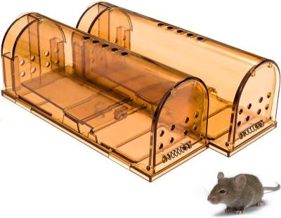 China Disposable Yellow Mice Trap Smart Industry Home Use Mice Trap Bucket Lid Mice Trap for sale