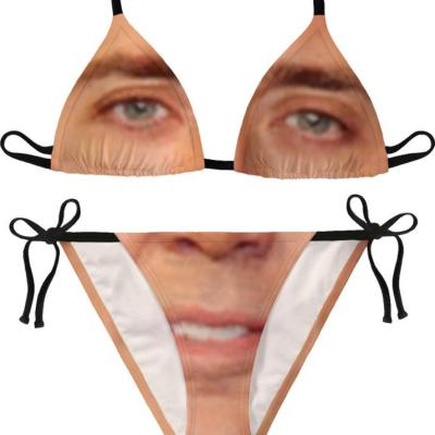 China Nicolas Cage Anti-UV Bikini Face Bikini for sale