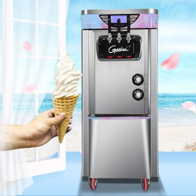 China Snack Factory Goshen Ice Cream Machine 3 Flavors Ice Cream Machine Price In Uganda 3 Flavor Soft Ice Cream Machine for sale