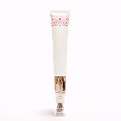 China 2021 New Design Plastic Cosmetic Tubes Biodegradable Zinc Alloy Vibrating Eye Cream Massage Tube for sale