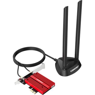 China AX200pcie 3000Mbps Desktop High Speed ​​Wireless PCIE 802.11AX Adapter to WiFi 6 BT 5.0 Card for sale