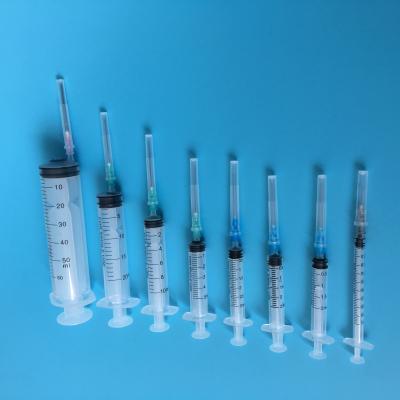 China Medical disposable pp syringe and needles used for hospital with CE and ISO13485 for sale