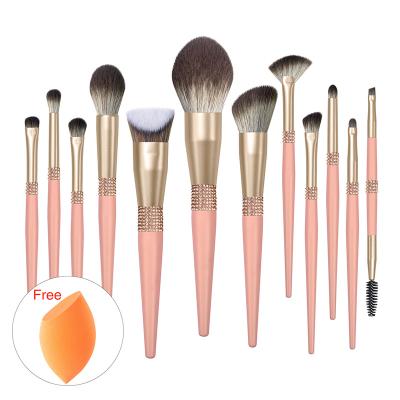 China Angular Blush E4011 Makeup Brush 8 Pcs Mini Cosmetic Brush Sets New Style Easy To Carry Makeup Brush Set for sale