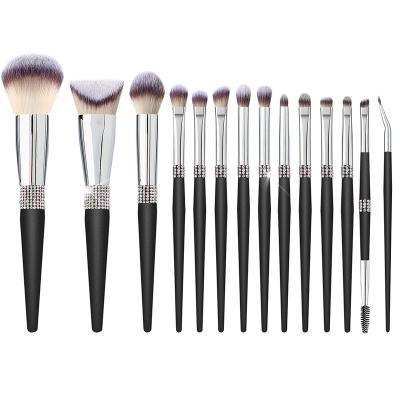 China Make Up Brushes C14026 Kabuki Glitter Cosmetic Beauty Tools Professional Eye Brush Eyeshadow Brush Set Makeup Brush Set Private Label Eye Brush for sale