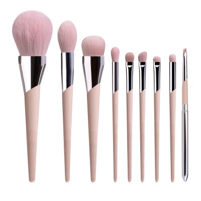 China Angular Blush E303 Pink 19 /9 Patches New Private Label Eyeshadow Makeup Brush Blending Set Brushes for sale