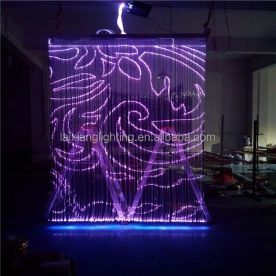 China Hotel/lobby/lobby/banquet hall/indoor decoration/home/club lighting aliexpress best selling fiber chandelier light led curtain for hotel background decoration for sale