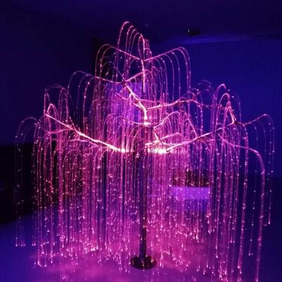 China Home Decoration Led Fiber Optic Tree Lighting 2.5 Meters For Landscape Park Garden Holiday Light Decoration for sale