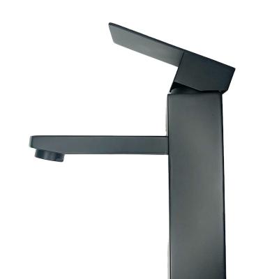 China Not fade or rust 2022 Modes Sink Basin Mixer Tap For Kitchen Black Bathroom Basin Faucet for sale