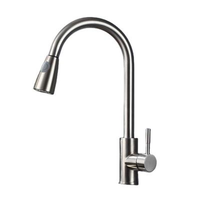 China Exterior is low cost multi-layer plated custom pull down rain bubble 360 ​​degree rotatable stainless steel automatic pull out faucet spout for sale