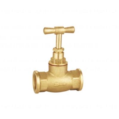 China General Forged High Rising Female Brass Water Stem Stop Valve for sale