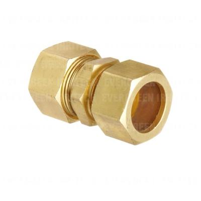 China Construction Compression Brass Coupler Quick Connector For Copper Pipe for sale