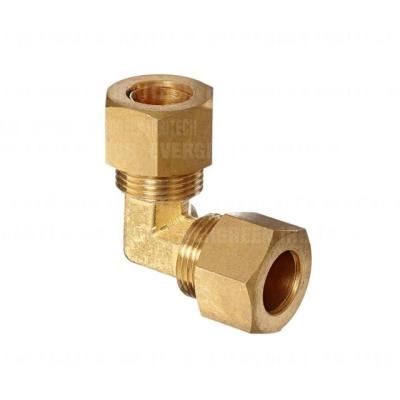 China Construction Brass Quick Compression Elbow For Copper Pipe for sale