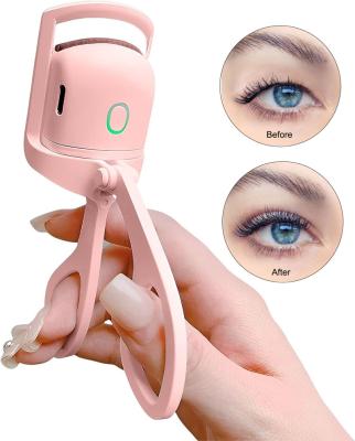 China HEATED Hot Selling Heated Eyelash Curler Portable Long Lasting Curl 2 Gears Temperature Control Electric Eyelash Curlers for sale