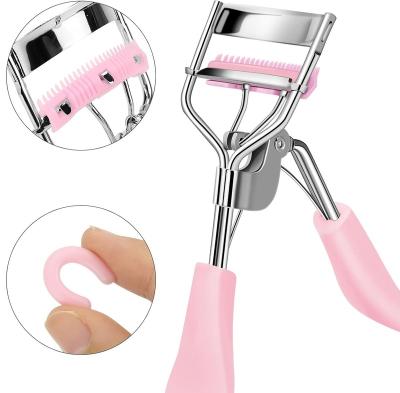 China Not Specified 2023 New Eyelash Curler Multi-Colors Hot Pink Eyelash Curler With Comb Stainless Steel Eyelash Curler Tool for sale