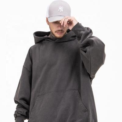 China Anti-wrinkle Autumn Oversized Fit Pickled Men's Hoodie And Sweatshirt for sale