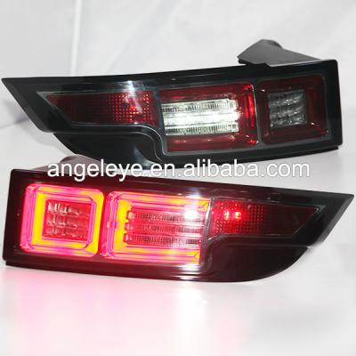 China 2011-2013 Year For Landrover Altise Range Rover Evoque Altise LED Rear Lamp Smoke Cover Chrome Black Frame Inside SN Range Rover Evoque for sale