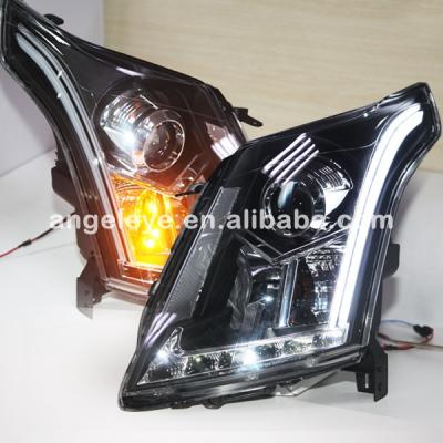 China For Cadillac LED Head Lamp SRX LED Head Strip Light With HID Kit 2010-2013 SI SLS Year for sale