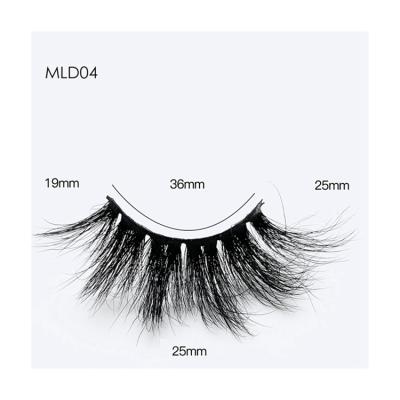 China Factory Direct Sales Long 25mm Natural Long Tapered Quality Cotton Mink Thick Tapered Lashes for sale