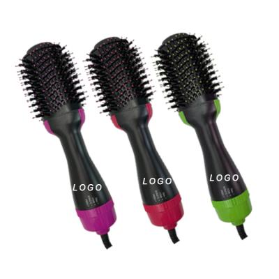 China Hair Dryer Ionic Brush Fan Comb Ionic Brush for Hair Dryer Hot Fashion 3 Stage Airbrush One in 1 Hair Dryer for sale