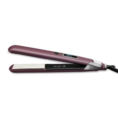 China High Quality Ceramic LCD Display Profession Garage Iron Max Hair Straightener Salon Flat Hair Custom for sale