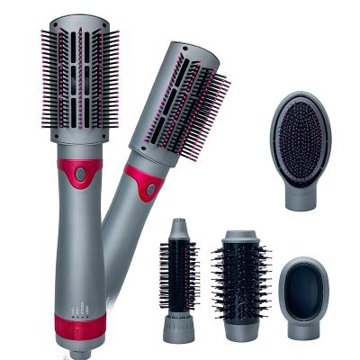 China Newest Women's Electric Comb One Step Hair Dryer Ionic Straightener and Volumizer 5 in 1 Hot Airbrush Styler for sale