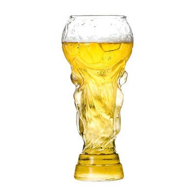 China Wholesale home football championship creative wine glass world bar hotel restaurant borosilicate glass beer mug for sale