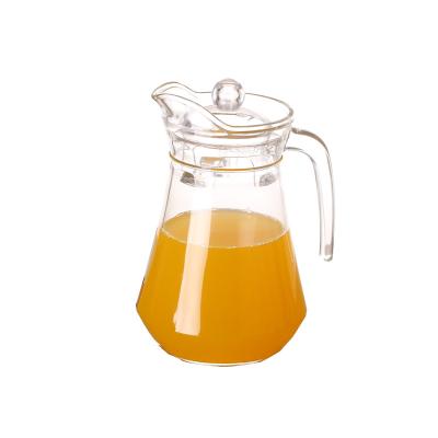 China 0.5 L/1.1 L/1.3 L viable hot sale high quality glass teapots, kettles with handle, cold water bottle wholesale for sale