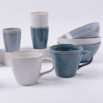 China Sustainable Reactive Glaze Stoneware Mug for sale