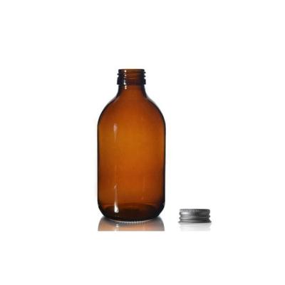 China Cheap Empty Medicine Manufacturer Price 300ml Maple Syrup Bottle Glass Bottles For Maple Syrup DIN 28mm for sale