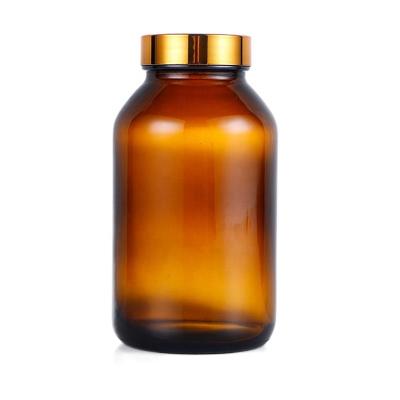 China Medicine manufacturer factory price 500ml wide mouth bottle capsule vitamin gummy bottle G.P.I400-53 for sale