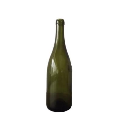 China Cheap Antique Green Champagne Bottles 750ml Bottles Custom Empty Champagne 750ml Bottles Manufacturer Price for sale