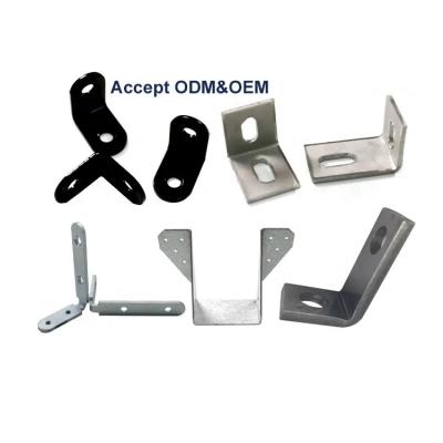 China Aluminum Metal Brackets Sheet Mold Punching Metal Parts Bending Welding Stamped for sale