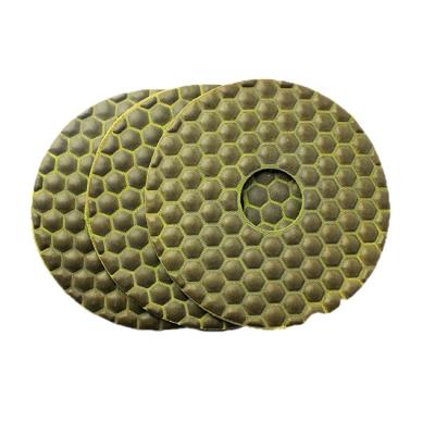 China High Efficiency 4Inch Z-LION Stone Dry Polishing Pads For Marble And Granite for sale