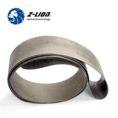 China Stone/Concrete/Glass/Ceramic Z-LION Diamond Abrasive Belts Flexible Grinding Belts for sale