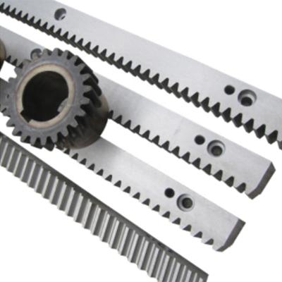 China Material of Construction Shops High Precision Rack Pinion and Helical Steel Rack Gear Rack for sale