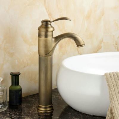 China Sense Taps Top Brass Bathroom Faucet Antique Style Faucet (U32H) for sale