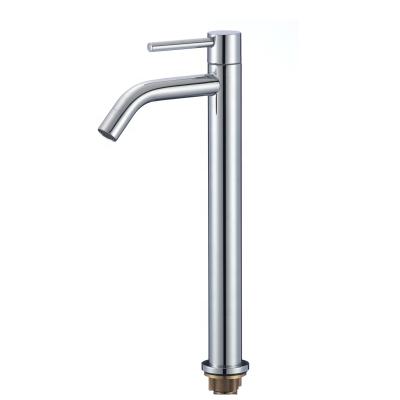 China Sense Faucets Factory Brass Cold Faucet Bathroom Sink Faucet (V13 - Chrome) for sale