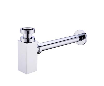 China Brass Bathroom Accessories Sink Basin Fittings Modern Faucet Trims P-trap (Y25-s Chrome) for sale