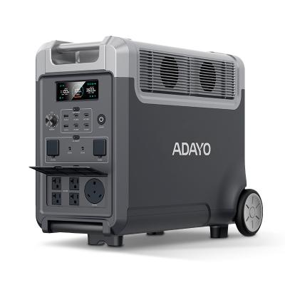 China ADAYO Outdoor Portable 3300W Power Storage Generator Supply Storage Battery 3840WH Backup Remote Control Solar Backup Camping for sale