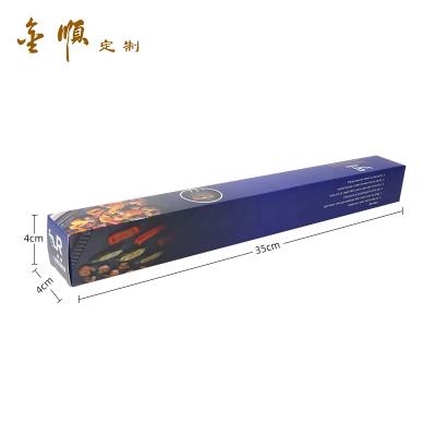 China BBQ Grill Mat Art Paper Box Logo Long Paper Biodegradable Custom Mini Packaging Boxes for sale